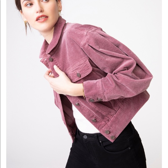 Jackets & Blazers - Purple Cord Jacket